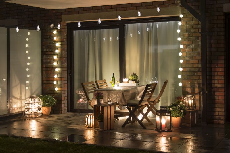 Patio with Integrated Lighting